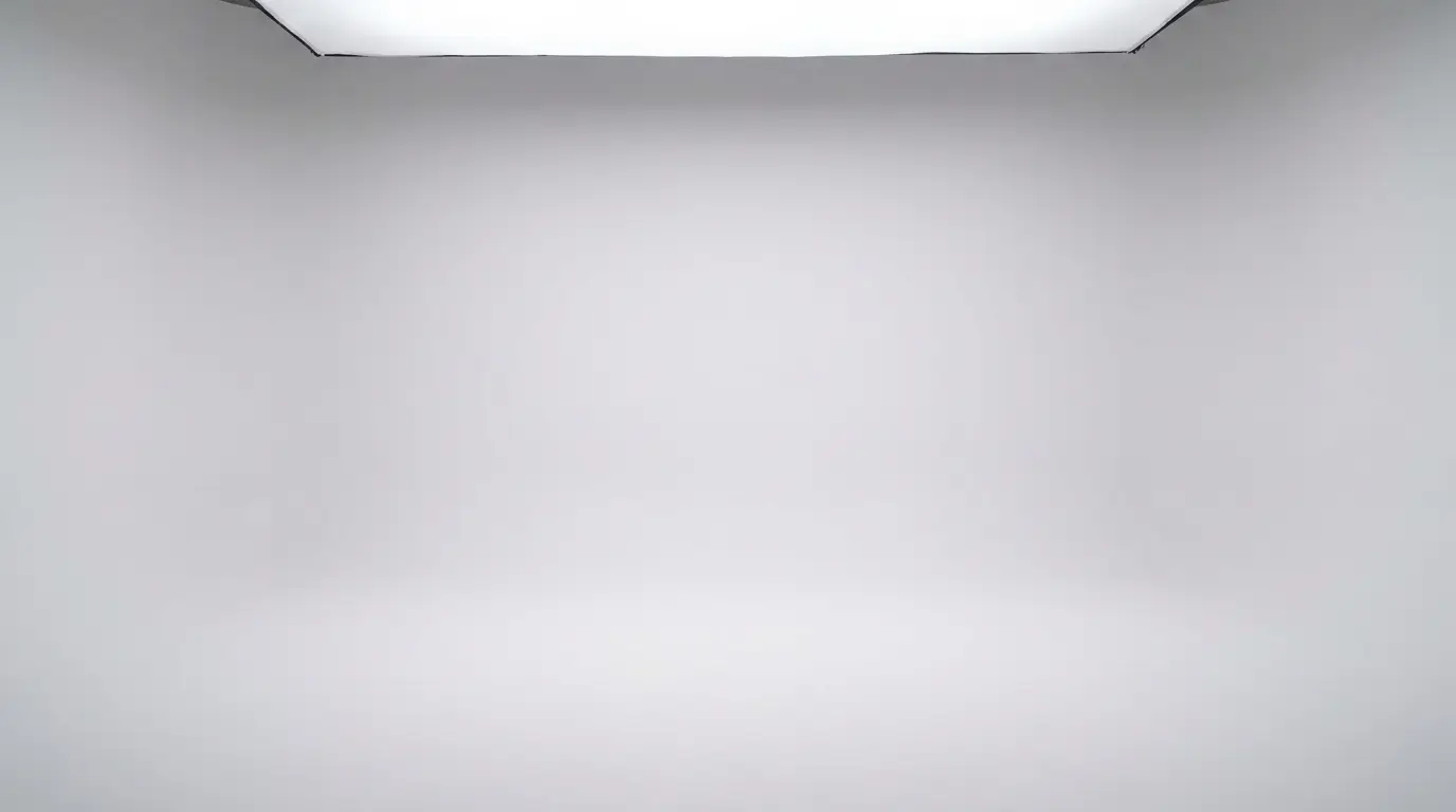 Bright clean white studio sweep thumbnail background